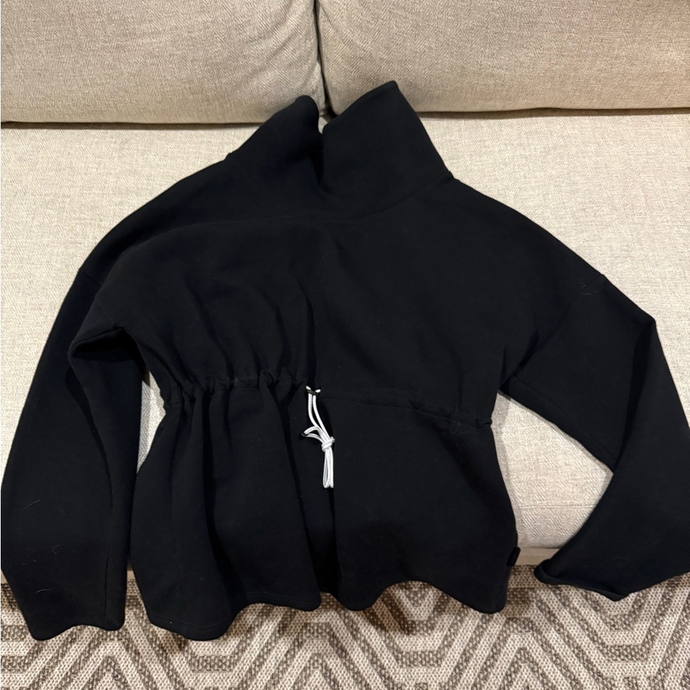 Varley Black High Neck Pullover